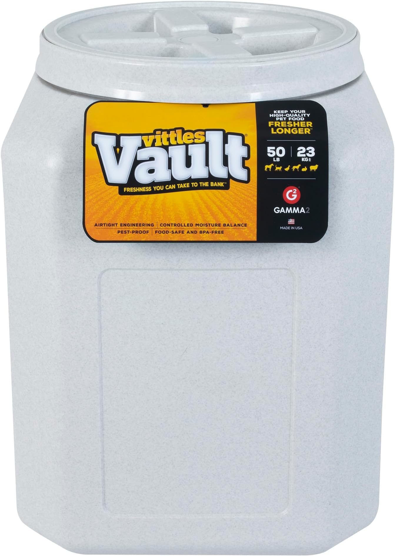 Gamma Vittles Vault 50 Lbs Q Amazon.ca Pet Supplies