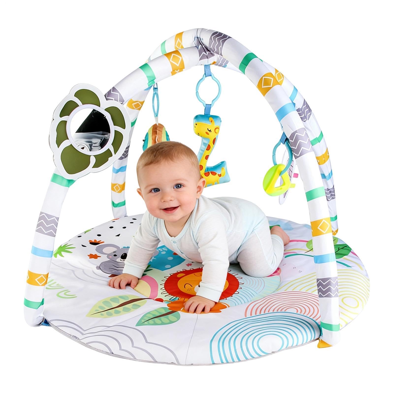 Tappetino per bambini pieghevole, morbido, pieghevole e portatile, design educativo | Tappetino per attività per neonati e bambini per gattonare, giardino, parco, asilo, compleanno, riposo, camera da letto,