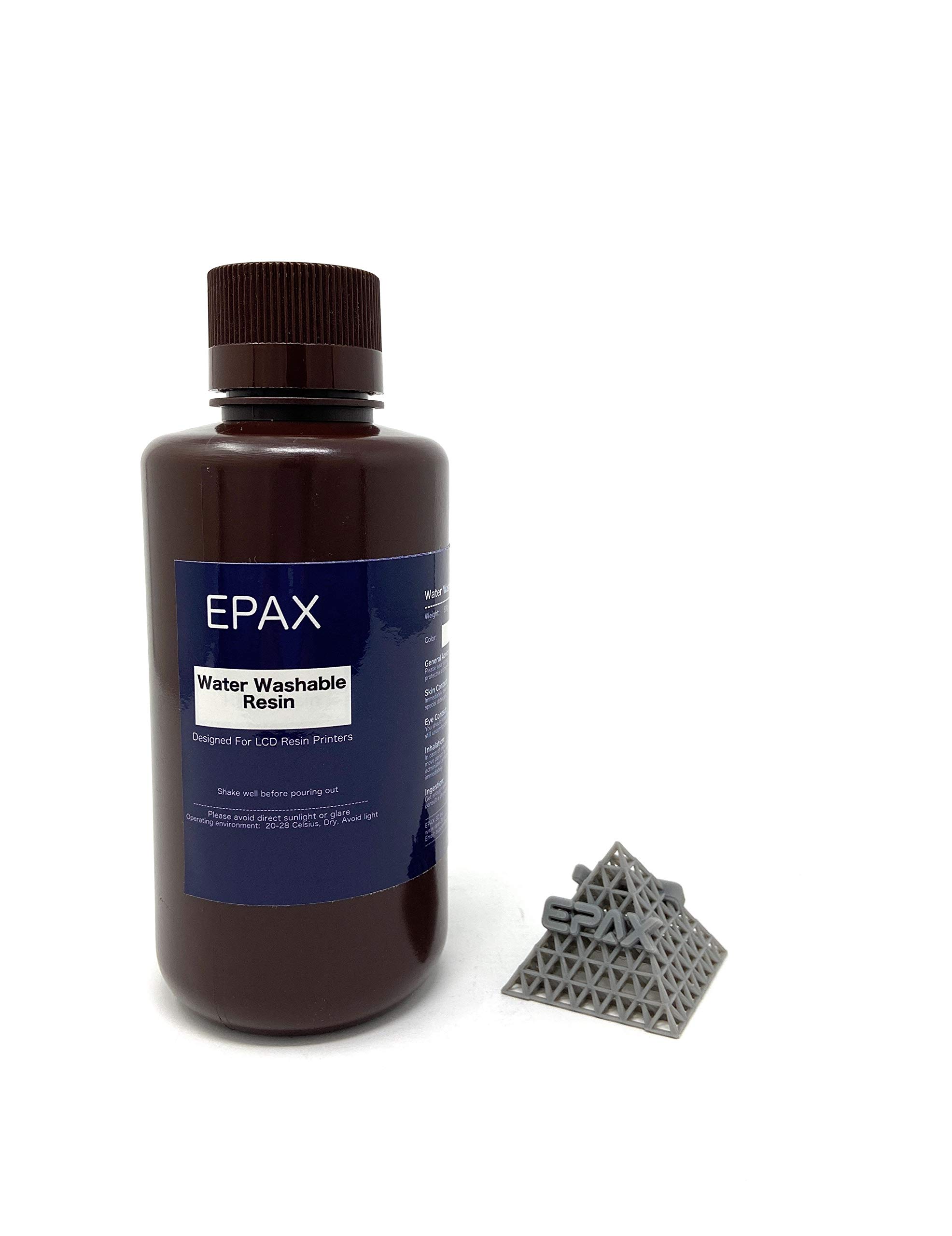 EPAX 3D Printer Water Washable Resin for LCD 3D Printers, 1KG Grey