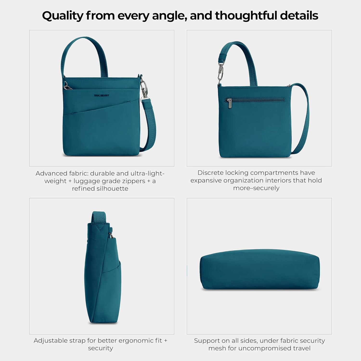 Travelon Anti-Theft Roam Small Crossbody