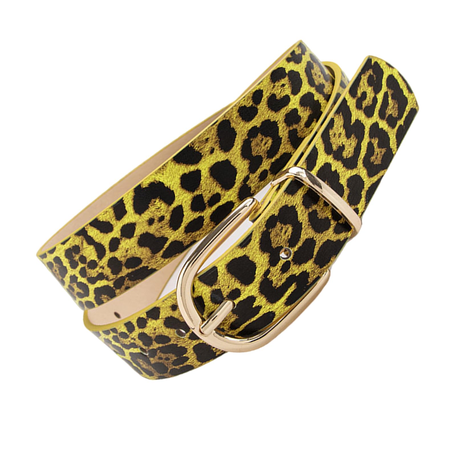MICFENY Trendy Animal Pattern Waist Belt Soft PU Leather Waist Strap For Casual Outfit Party Wear 2000s Design Waist Accessory