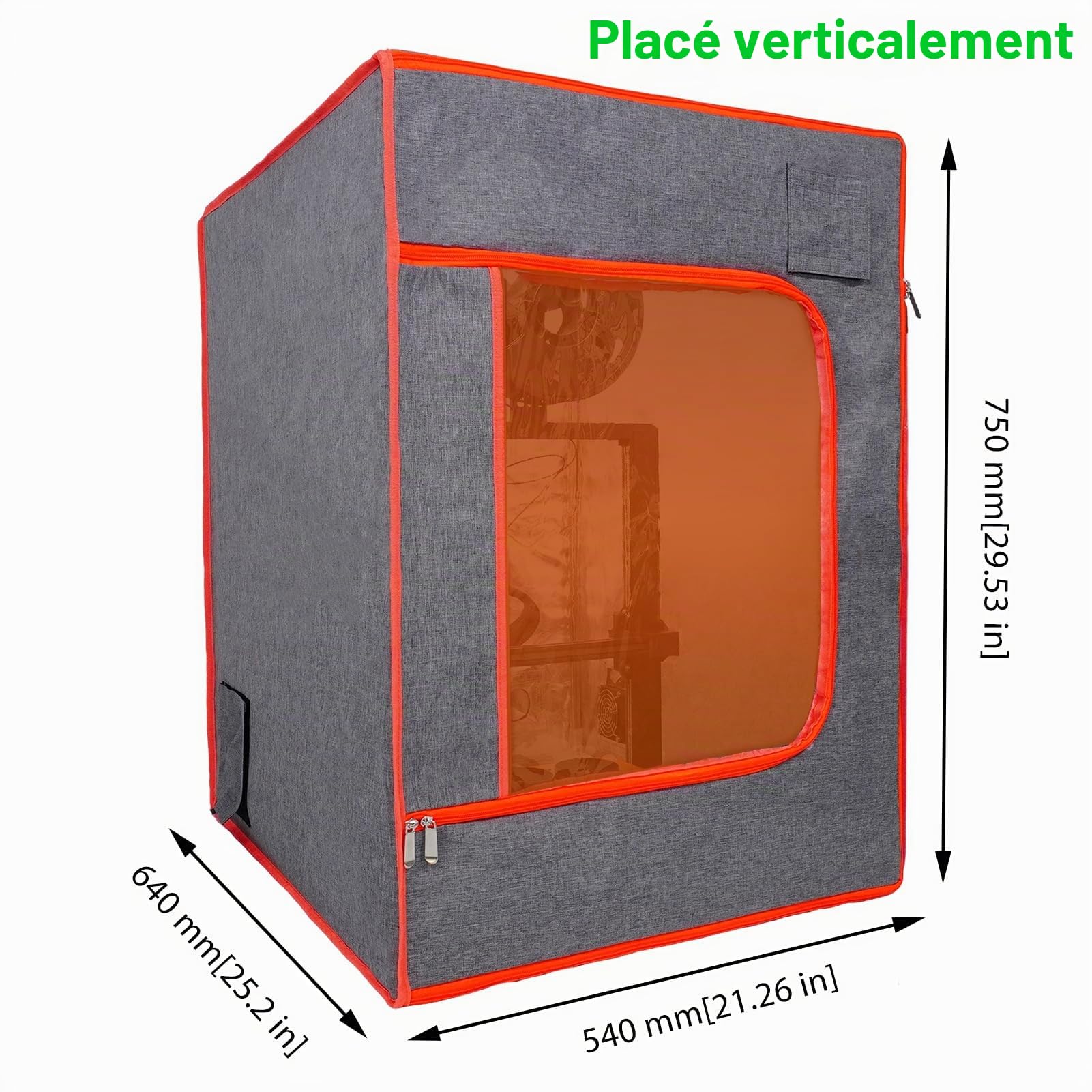 Tente en résine double place pour imprimante 3D avec ventilateur d'extraction réglable compatible avec Creality Anycubic Elegoo Series Mars 5 Ultra, Photon Overol 4 Résine UV