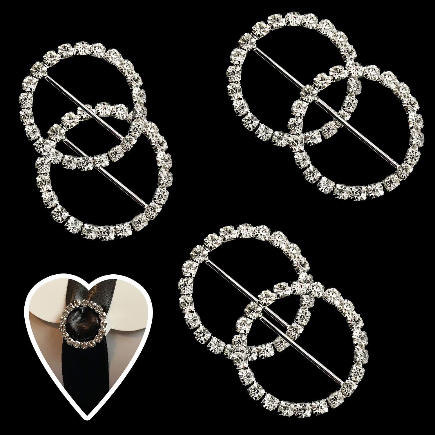 Trimming Shop Rhinestone Buckle Crystal