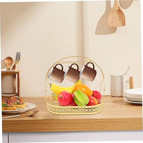 Miniatura 6 de Hemoton Organizador de platos de cerámica para gabinete, soporte de taza de café, soporte para tazas, estante de almacenamiento, bandeja de