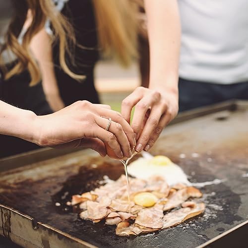 Miniatura 4 de Razor Griddle GGT2130M - Parrilla portátil de gas propano LP de 25 pulgadas para exteriores, 2 quemadores, con 318 pulgadas cuadradas, para cocinar