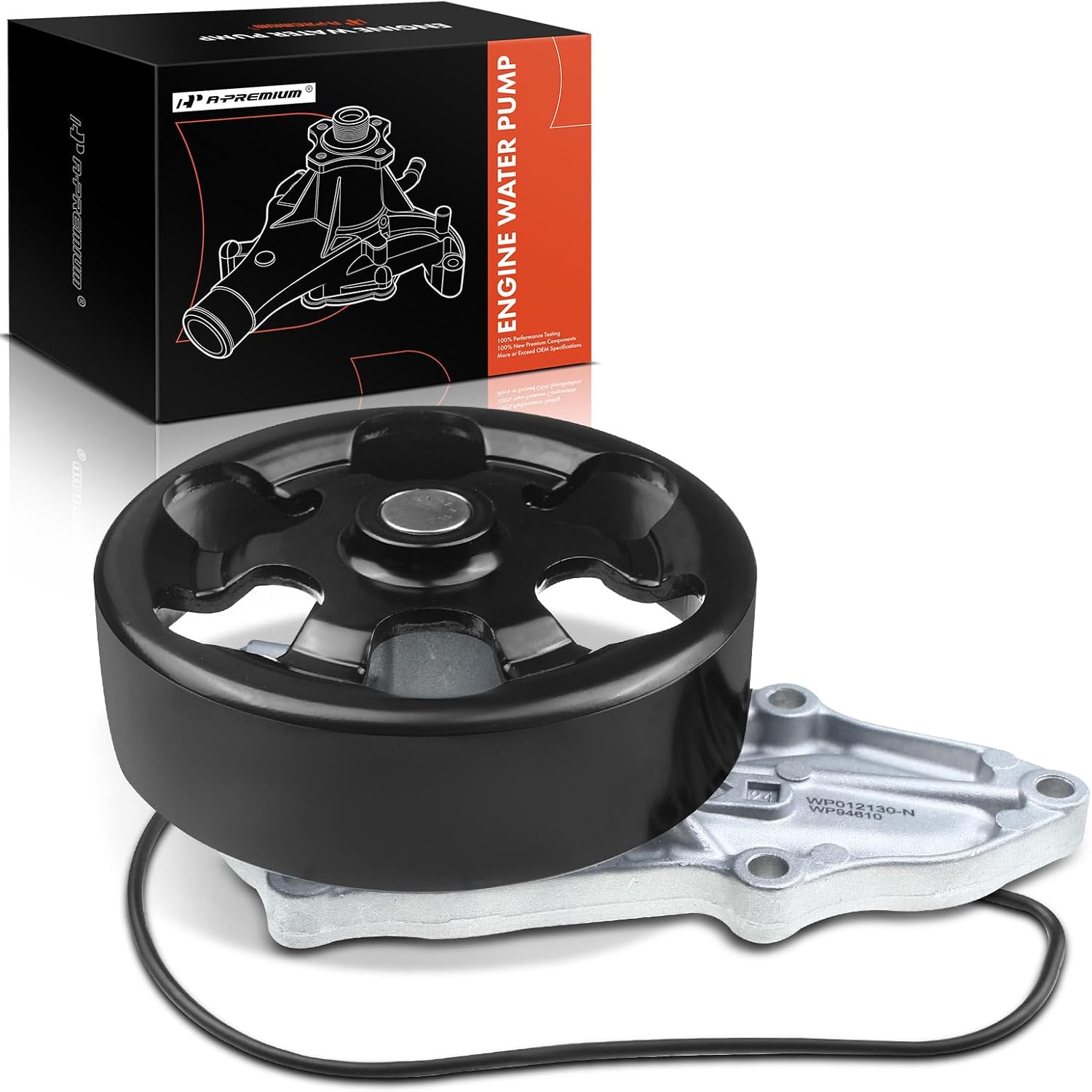 A-Premium Engine Water Pump Compatible with Acura CSX 2008-2009 - 2.0L, TSX 2004-2008 - 2.4L & Honda Accord 2003-2007, CR-V 2007-2009, Element 2003-2011 - 2.4L, DOHC for# 19200RAD003, 19200RAAA01