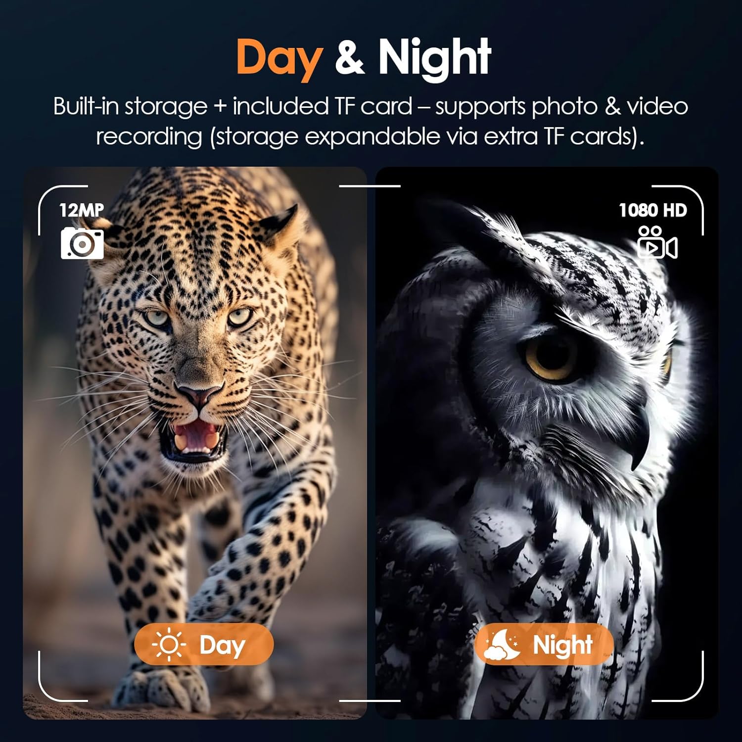 Night Vision Goggles for Adults, 4K Night Vision Binoculars with 5000mAh Battery, 32GB TF Card & 4'' HD Screen and Flashlight for Camping & Security, Hunting Gear Camping Gifts for Men Husband - Image 5