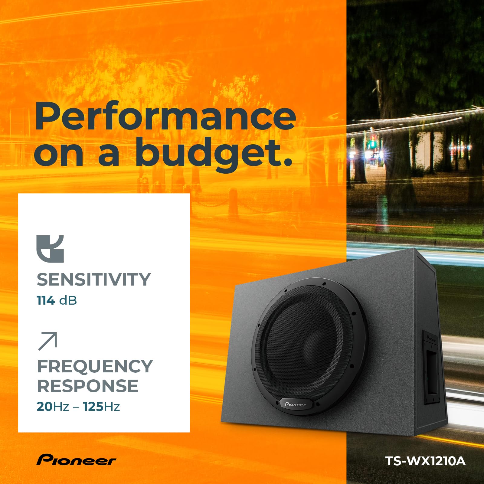 Amazon.com: Pioneer TS-WX1210A 12” Subwoofer – 1300W Max