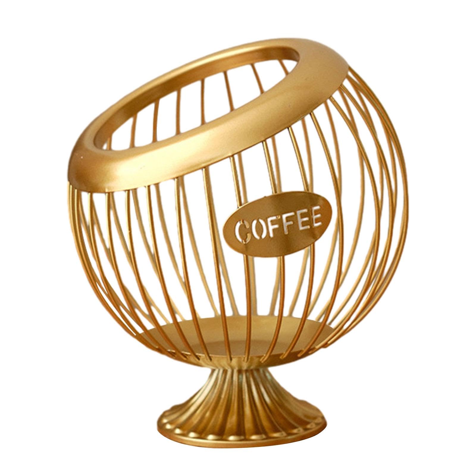 Stockage café restaurant or : distributeur professionnel chic