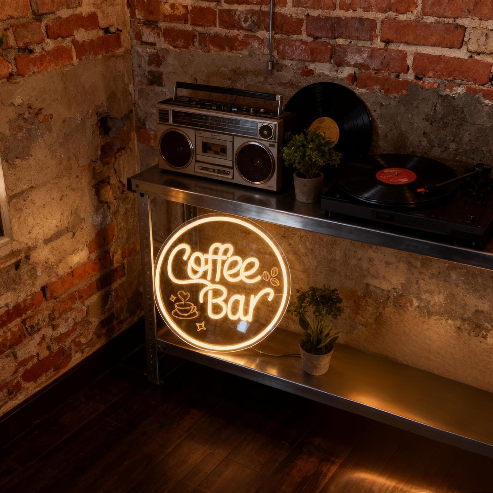 Letrero de neón para decoración de pared de cafetería, letrero de neón regulable para estación de café, negocios, barra de té, restaurantes, decoración de fiesta de cocina, regalos