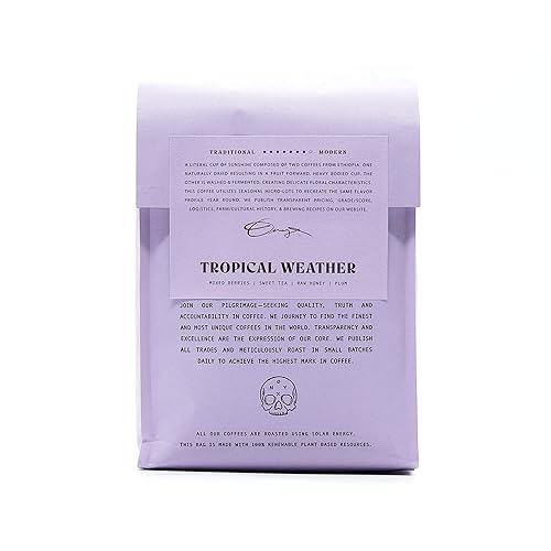 Miniatura 2 de Onyx Coffee Lab Tropical Weather - Mezcla de café expreso en grano entero, granos de café tostado medio a ligero, mezcla de granos enteros de café