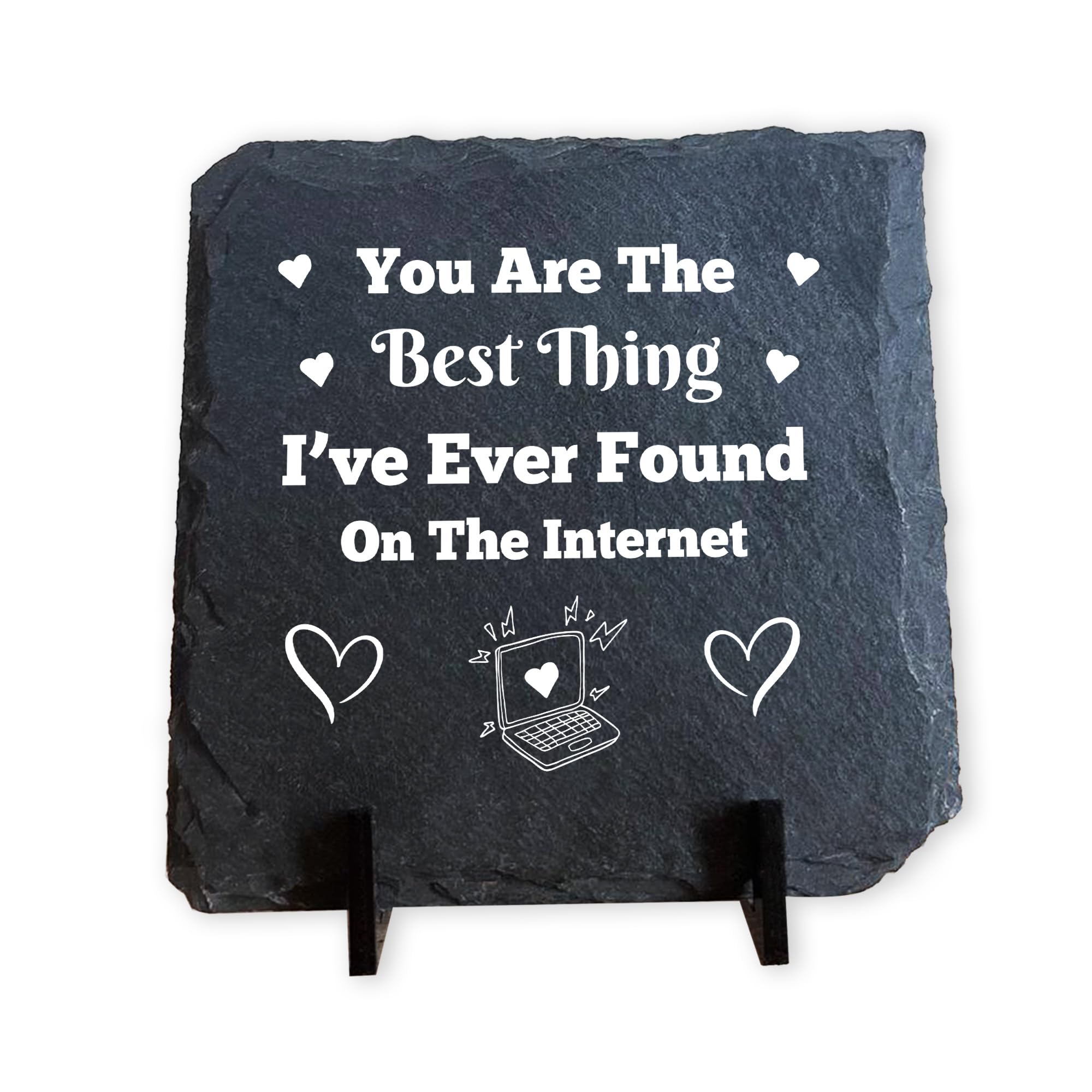 Red Ocean Funny Anniversary Valentines Day For Him Her, Slate Plaque, Birthday For Boyfriend Girlfriend, Novelty Valentine's Day Partner, Couples