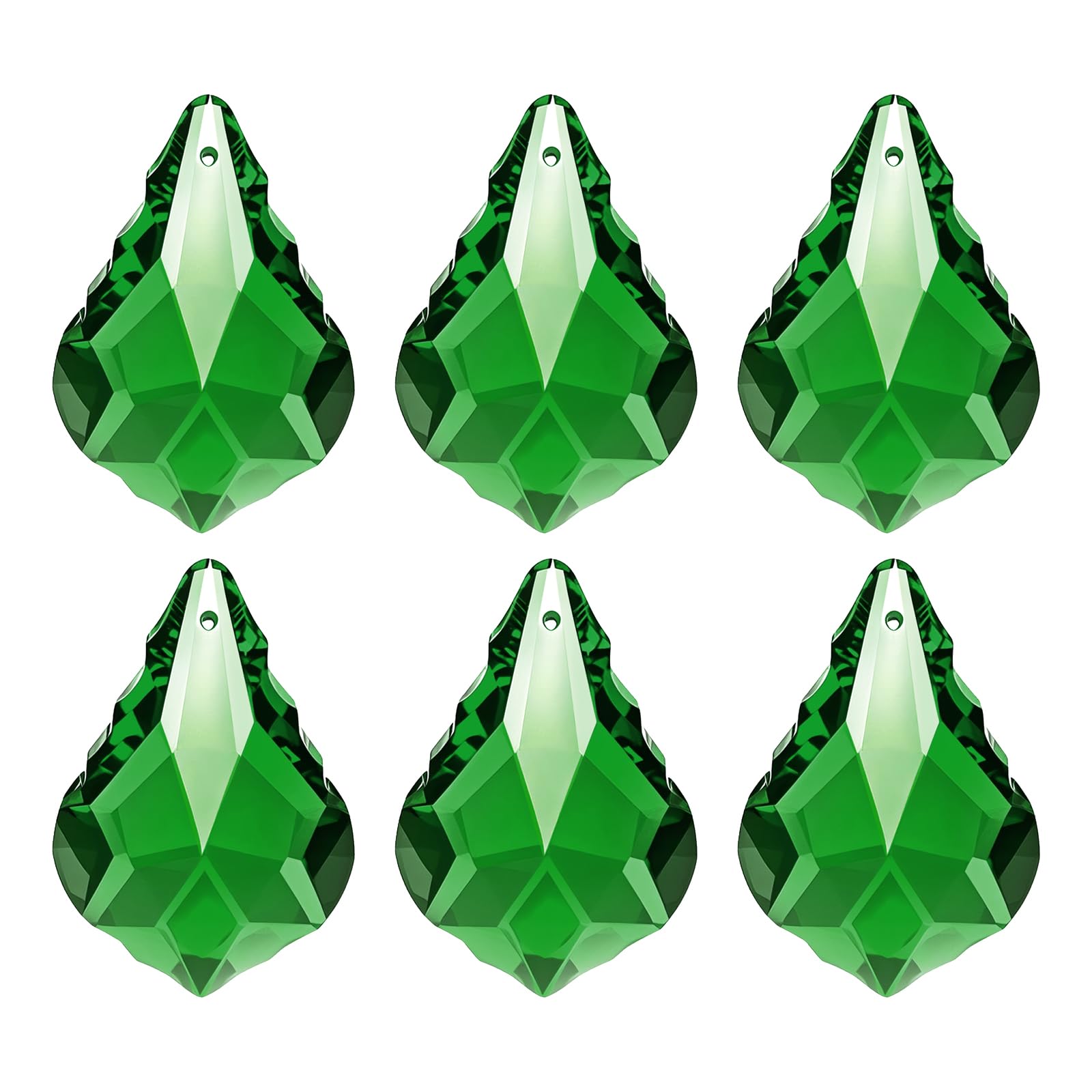 Prismes a suspendre en cristal K9 facette PATIKIL pieces de rechange haut de gamme vert 38mm