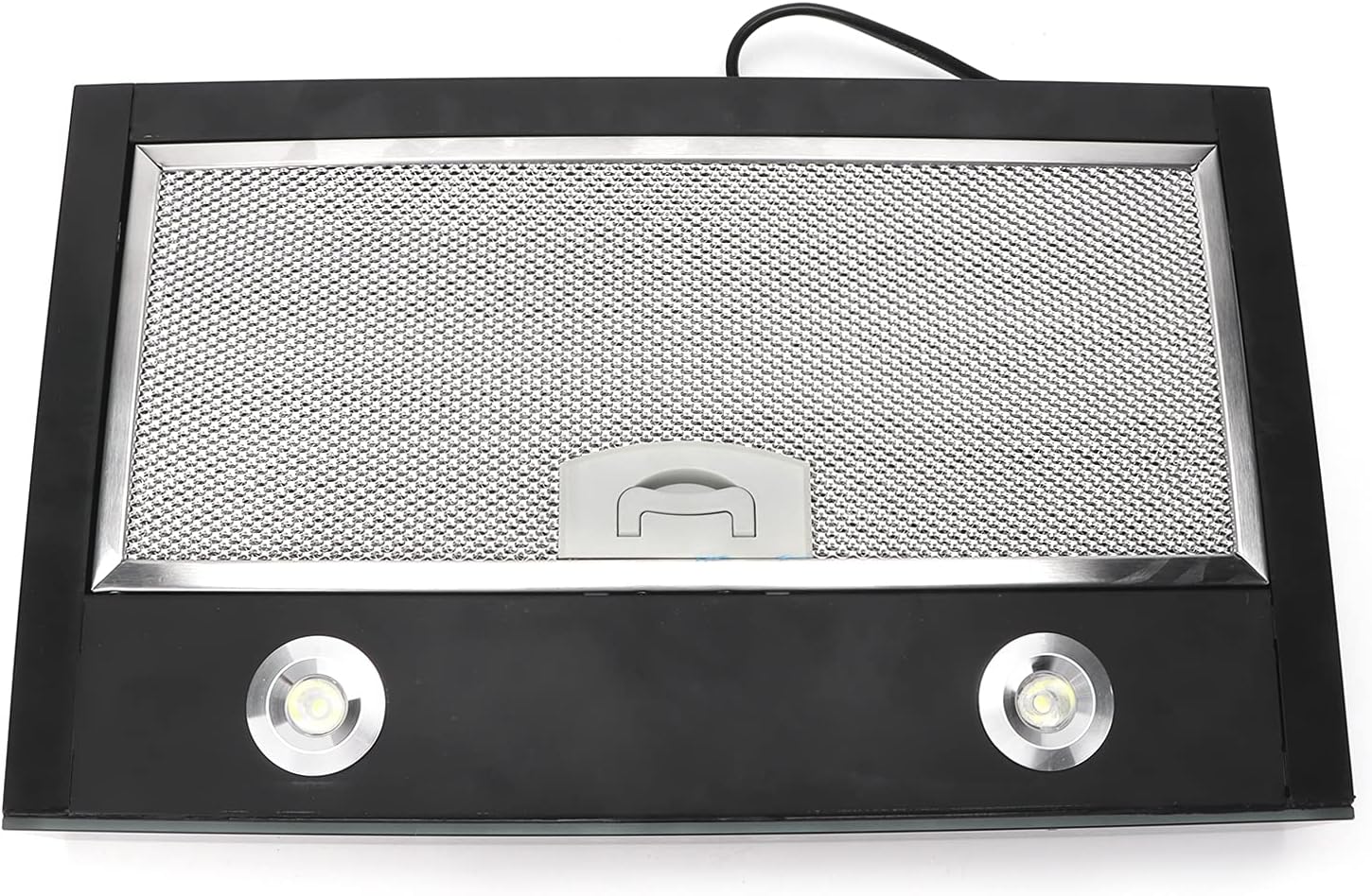 Camper Range Hood, Ductless Range Vent, 3 Speed Adjustable 12V Cooking Range Hood Smoke Exhaust Ventilator with Touchable Screen & Double LED Light for RV Camper Yacht Kitchen, Copper