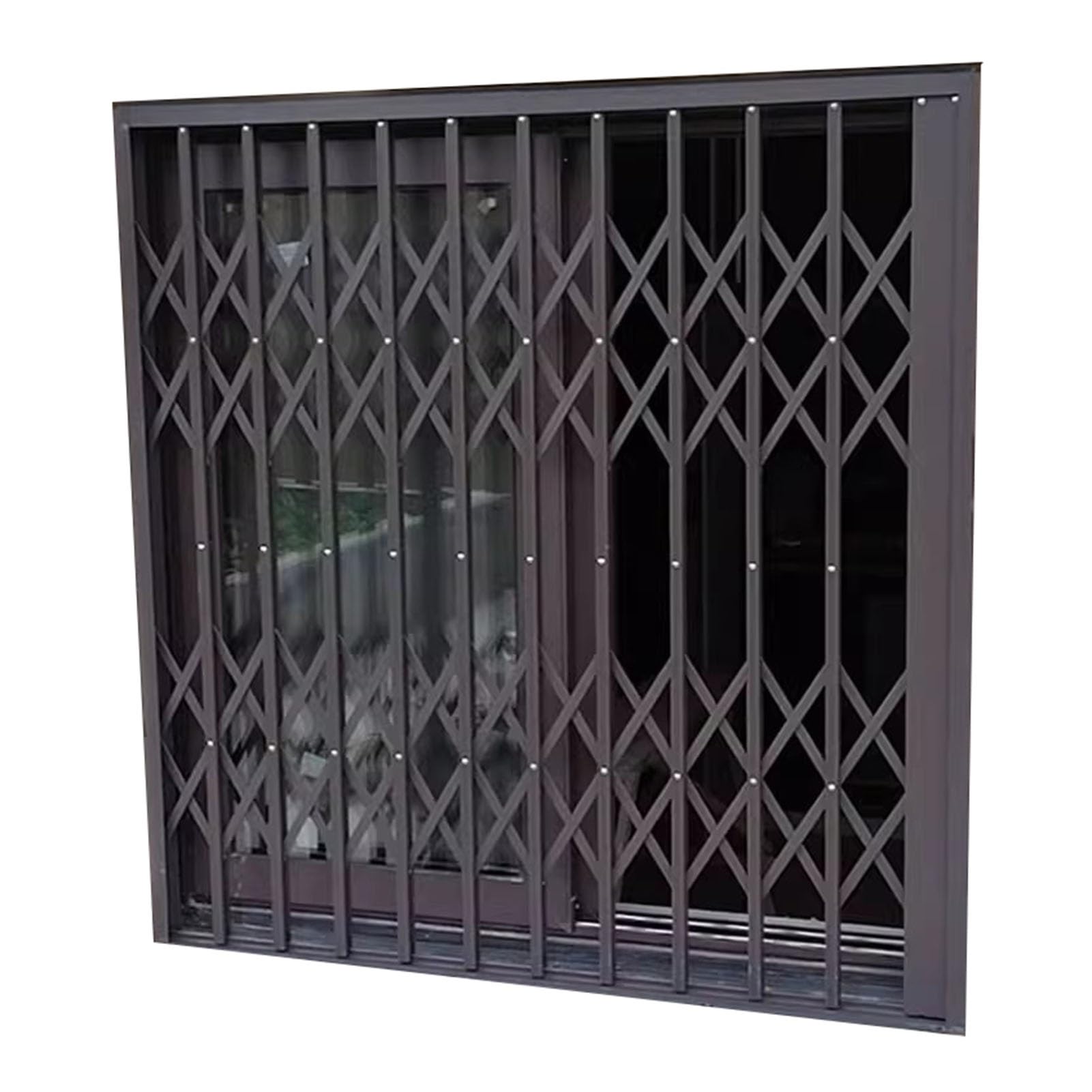 Barra de seguridad para ventana deslizante, protector de aleación de aluminio resistente para mayor seguridad en el hogar y prevención de robos