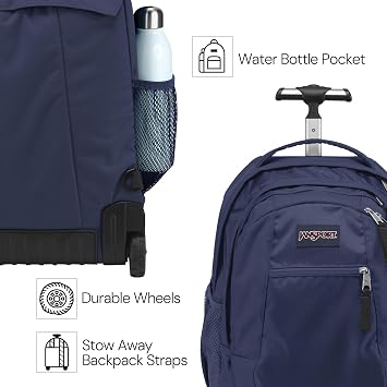 JANSPORT Driver 8 Wheeled Daypack - Navy