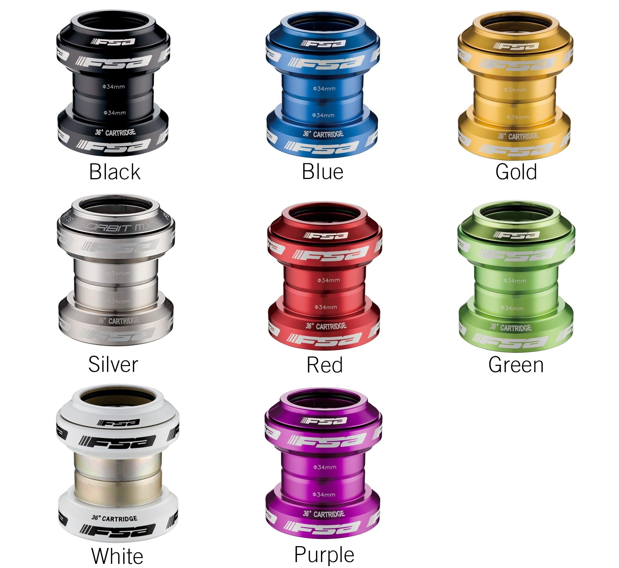 Amazon.com: FSA Full Speed Ahead Headset TDLS Orbit MX 1-1/8 Cart