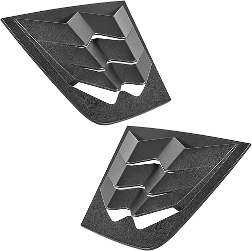 Miniatura 6 de Bonbo Persianas laterales de ventilación de aire, persianas de plástico ABS para Dodge Charger 2011-2023 en GT Lambo Style Custom Fit (negro mate)