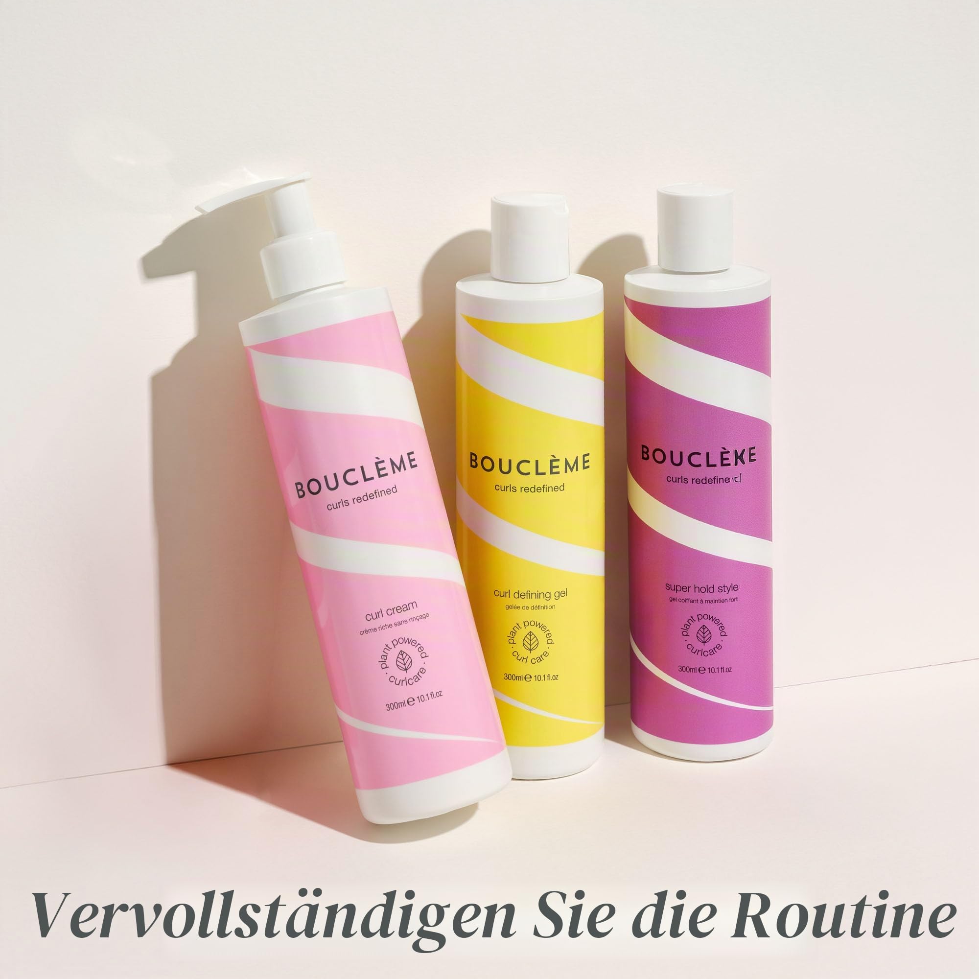 Bouclème Super Hold Styler (300ml) – Haarstyling-Gel für lockige Haare – Locken Creme gegen Splizz & Anti-Frizz für definierte Styles & Curly Hair – Natürliche Inhaltsstoffe & Vegan