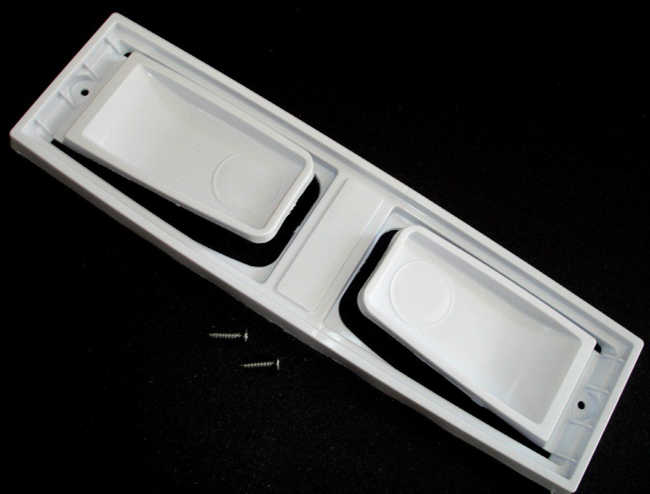 White PAPER TOWEL ROLL HOLDER Cabinet Wall Mount STURDY by ALAZCO