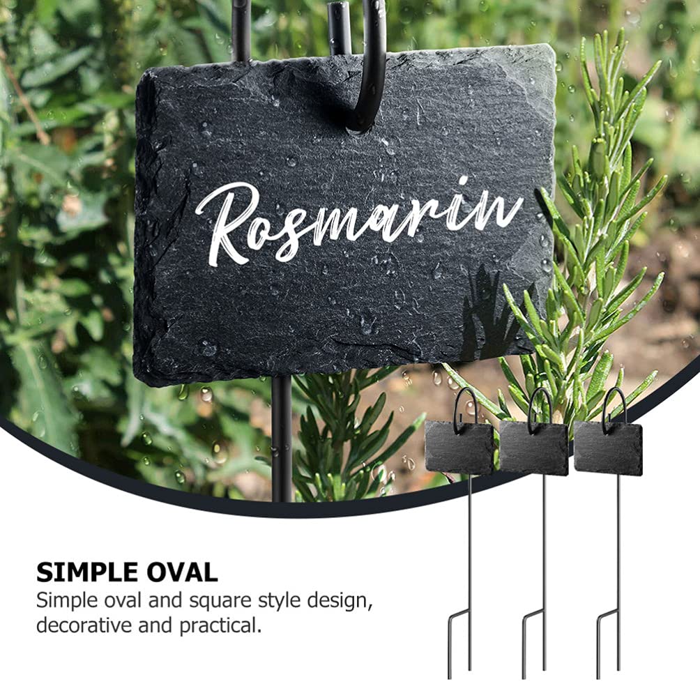 Cabilock 1ensemble Étiquettes De Jardin Artisanal Lot De Marqueurs Pour Plantes Étiquettes Classificatives Imperméables Pour Fleurs Et Jardins