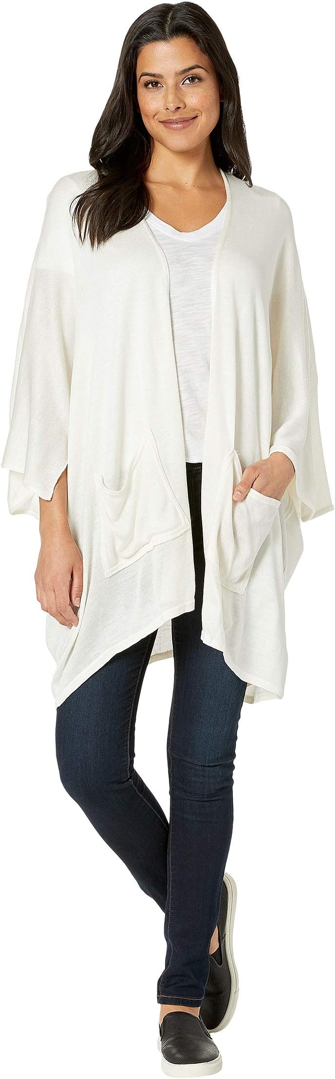 Lightweight Knit Pocket Kimono