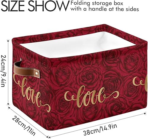 Miniatura 53 de senya Cesta de almacenamiento de Pascua con asas, huevos de Pascua, tela de conejo, contenedores de almacenamiento plegables para almacenamiento, 15