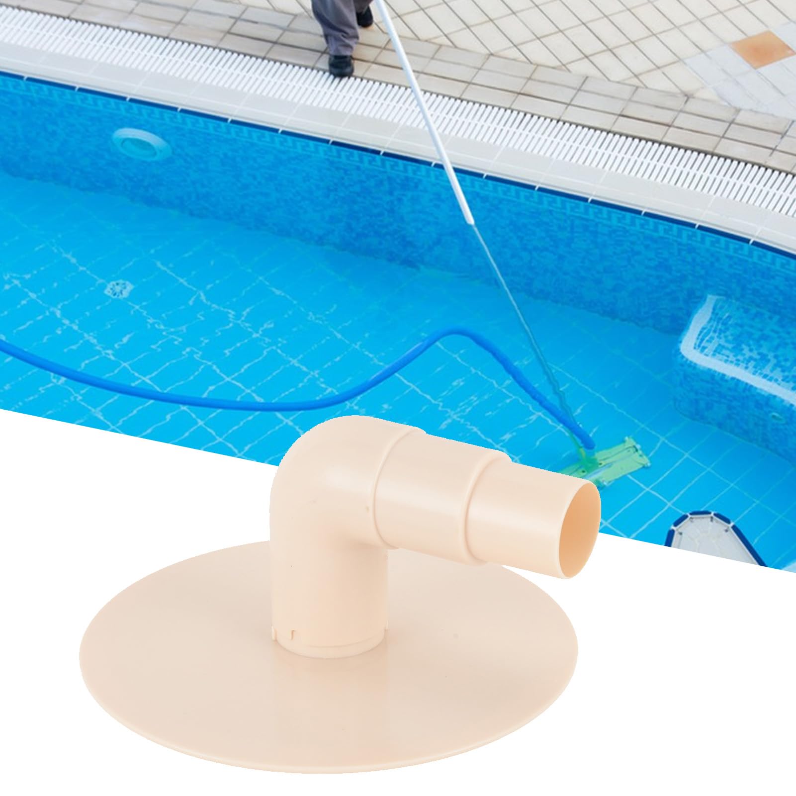 Zerodis Plaque d'Aspiration d'Écumoire de Piscine, Pièces de Rechange sous Vide, Plastique