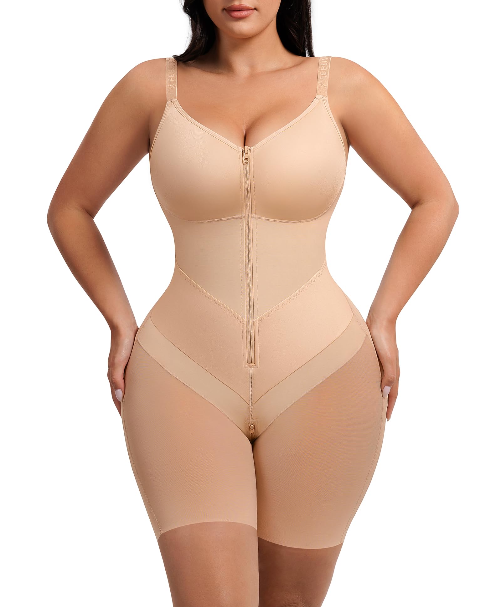 FeelinGirl Feelvibe Enhanced Shapewear Tummy Control Faja Body Shaper