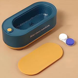 Ultrasonic Jewelry Cleaner, Professional Jewelry Cleaner, Ultrasonic Device, Rechargeable, 360° Portable Glasses Cleaner Device for Earrings Bracelets