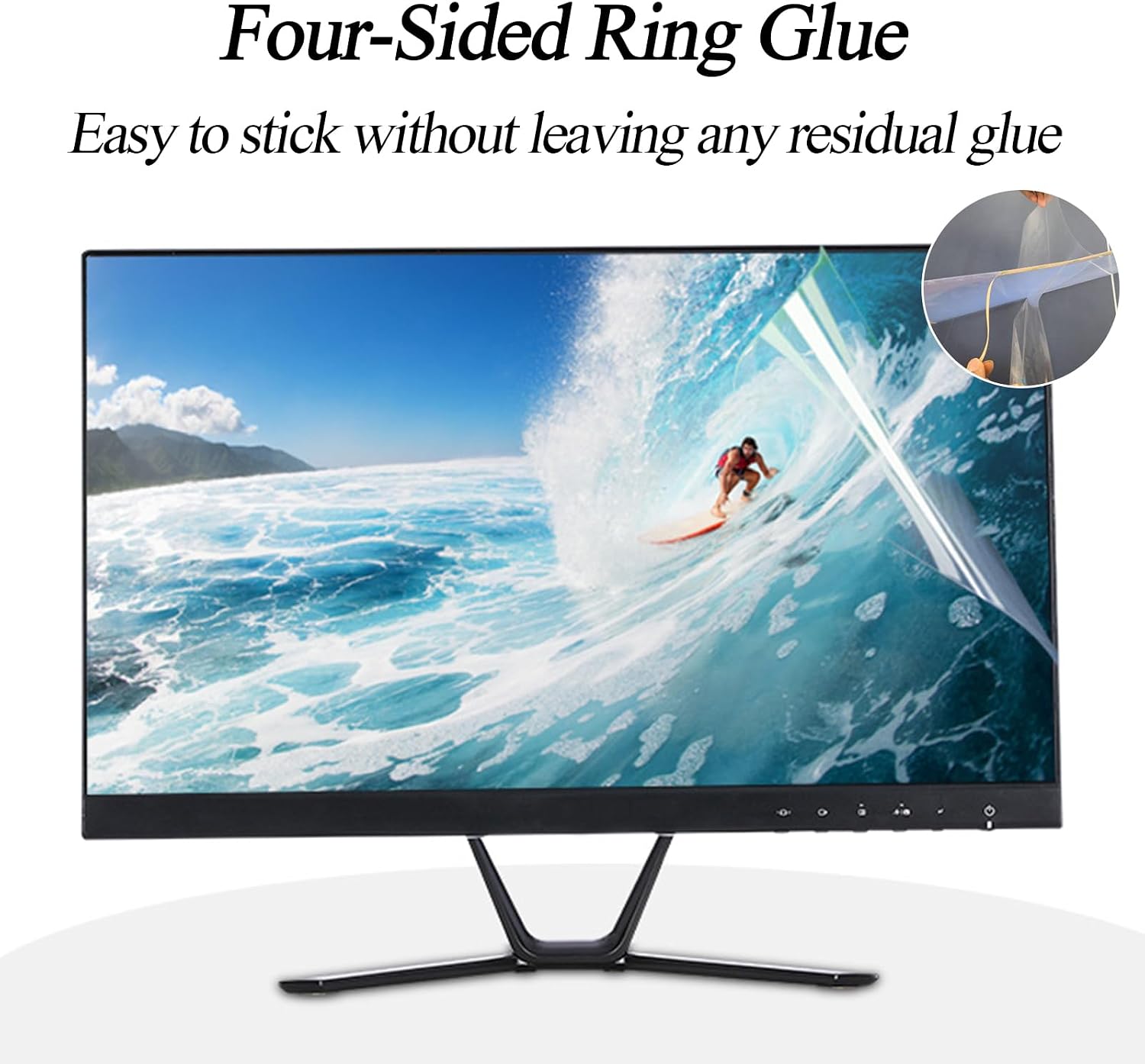 Anti Blue Light 43 Inch Tv Screen Protector, LCD Display Protector Film, Relieve Eye Fatigue, Blocking Blue Light＆UV Filter Film,43in(942 * 529mm)