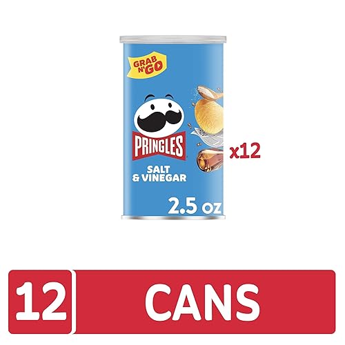 Vista 39 de Pringles - Botana de papas fritas, sabor a barbacoa, Grab and Go, lata de 2.5 onzas (paquete de 12)