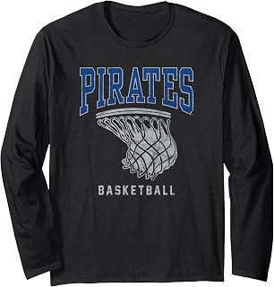 Seton Hall University SHU Pirates Basketball Hoop Long Sleeve T-Shirt