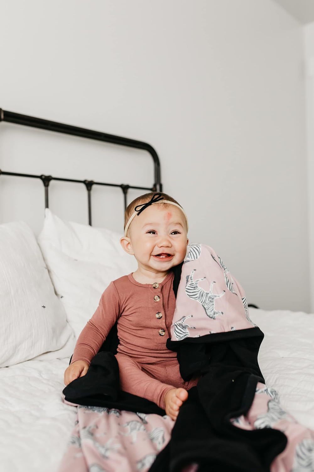 Copper Pearl Zella Three-Layer Baby Blanket: Soft Quilt for Boys & Girls | Breathable, Cozy Toddler Blanket | Newborn Quilt | 46x46 Premium Polyester/Rayon