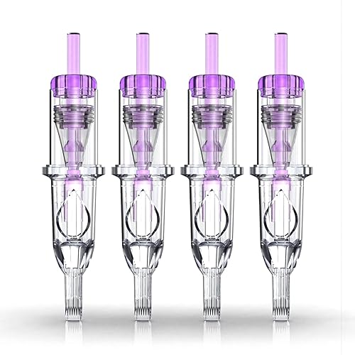 Wormhole Tattoo Agujas de cartucho, 20 cartuchos desechables de aguja de tatuaje 7M1 estándar de 7 pilas Magnum para tatuaje, bolígrafo de tatuaje,