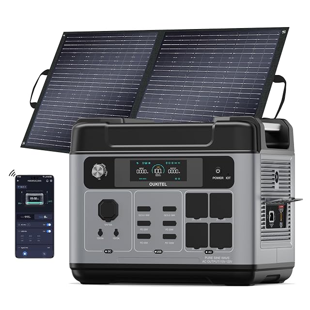 VoltHarbor OUKITEL P2001 Plus Portable Solar Power Station