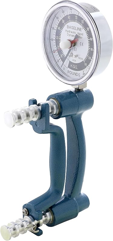 FEI 12-0246 Baseline Hand Dynamometer, Hires Gauge, ER 300lb Capacity