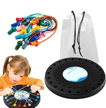 Rope Solving Table, Knots Untied Puzzle | Brain Teaser Rope Knots Ontangle Stack - Interactive Board Game, Educational String Solution Challenge Toys for Thanksgiving
