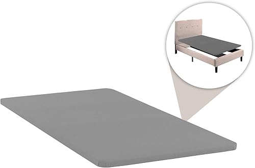 Miniatura 2 de Greaton, Tabla dividida de 1.5 pulgadas para colchón/cama totalmente montada, mayor comodidad y apoyo, individual, gris