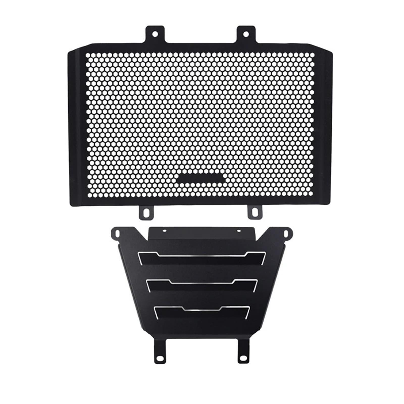 Motorrad Kühlerschutz Kühlerabdeckung Für CFMOTO 450MT 450 MT Für MT450 Für CF450MT 2024 2025 Motorrad Kühler Schutz Motor Abdeckung Protector(Black Set)