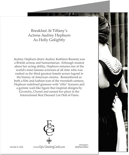 Miniatura 8 de 12-Audrey Hepburn fotos surtidas de sus películas, es decir, sabrina, desayuno en Tiffany's, vacaciones romanas, cara divertida, tarjetas de notas