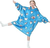 Vista 30 de Aemicion - Manta con capucha para adultos, acogedora y cálida sudadera gruesa de sherpa con capucha para regalos para hombres y mujeres - Gris