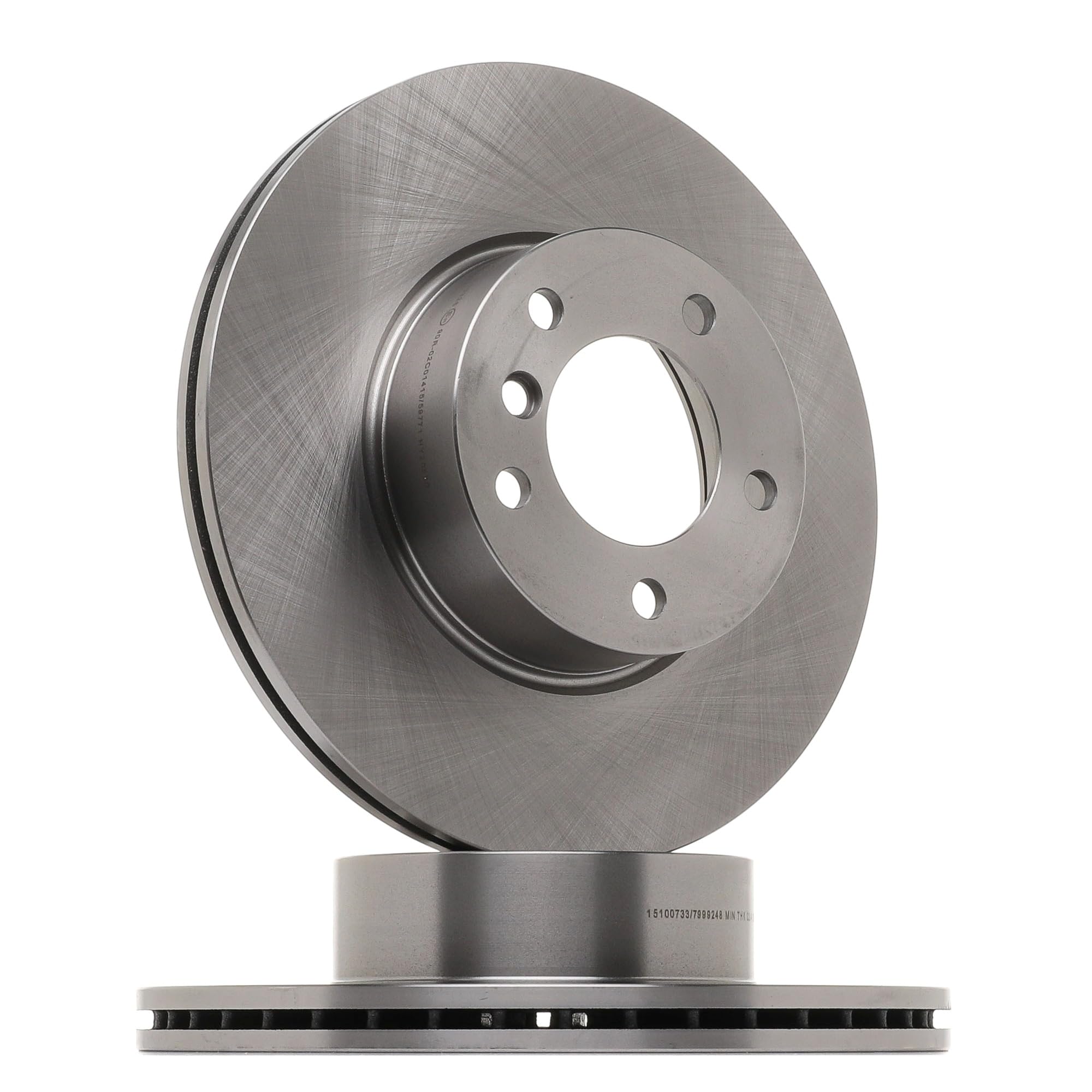RIDEX 82B0273 2x Disco freno Anteriore senza viti/bulloni Compatibilità con BMW 3 Sedan E90