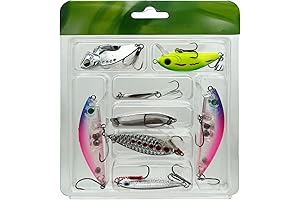 PICKSFISH Lures, 8 Pack Fishing Gear Crank Baits