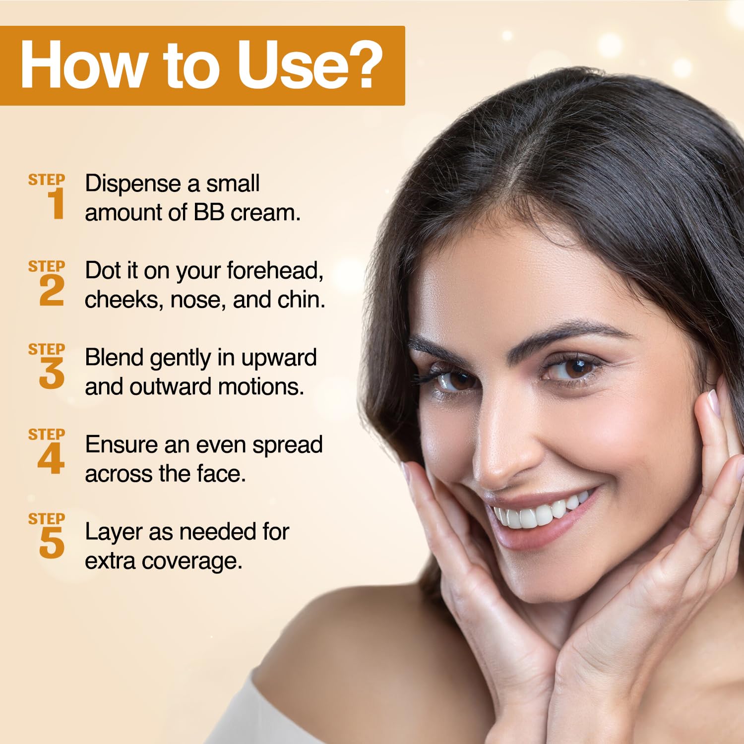 Nourish Mantra BB Cream with SPF 25 | Best For No-Makeup-Makeup Look | Enriched with Niacinamide & Aloe Vera | Suits All Skin Types | For Women | 15 ml