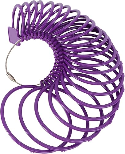 Happyyami Brazalete de plástico Pulsera Brazalete de joyería Anillo de muñeca Medidor Medidor Medidor Medición para joyería Herramienta de medición