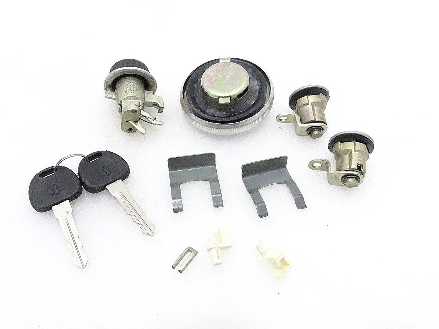 SUZUKI SAMURAI GYPSY LOCKABLE FUEL CAP DOOR GLOVE BOX LOCK SET