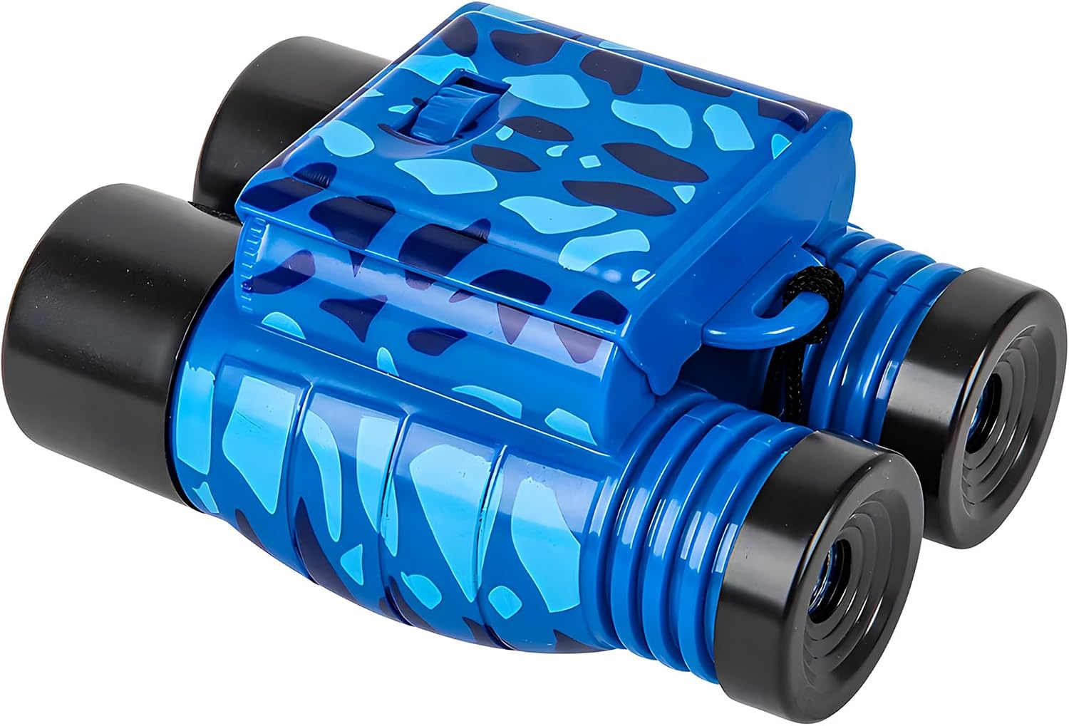 Rhode Island Novelty Adventurous Blue Snake Camouflage Plastic Binoculars - (1 Pc.) - Lightweight & Compact Design - Perfect for Outdoor Exploration