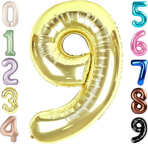 Vista 297 de Globos de números 0 de 40 pulgadas, globos negros de números para números 10, 20, 30, 40, 50, 60, 70, 80, 90, 100, globos de números 10, 20, 30, 40