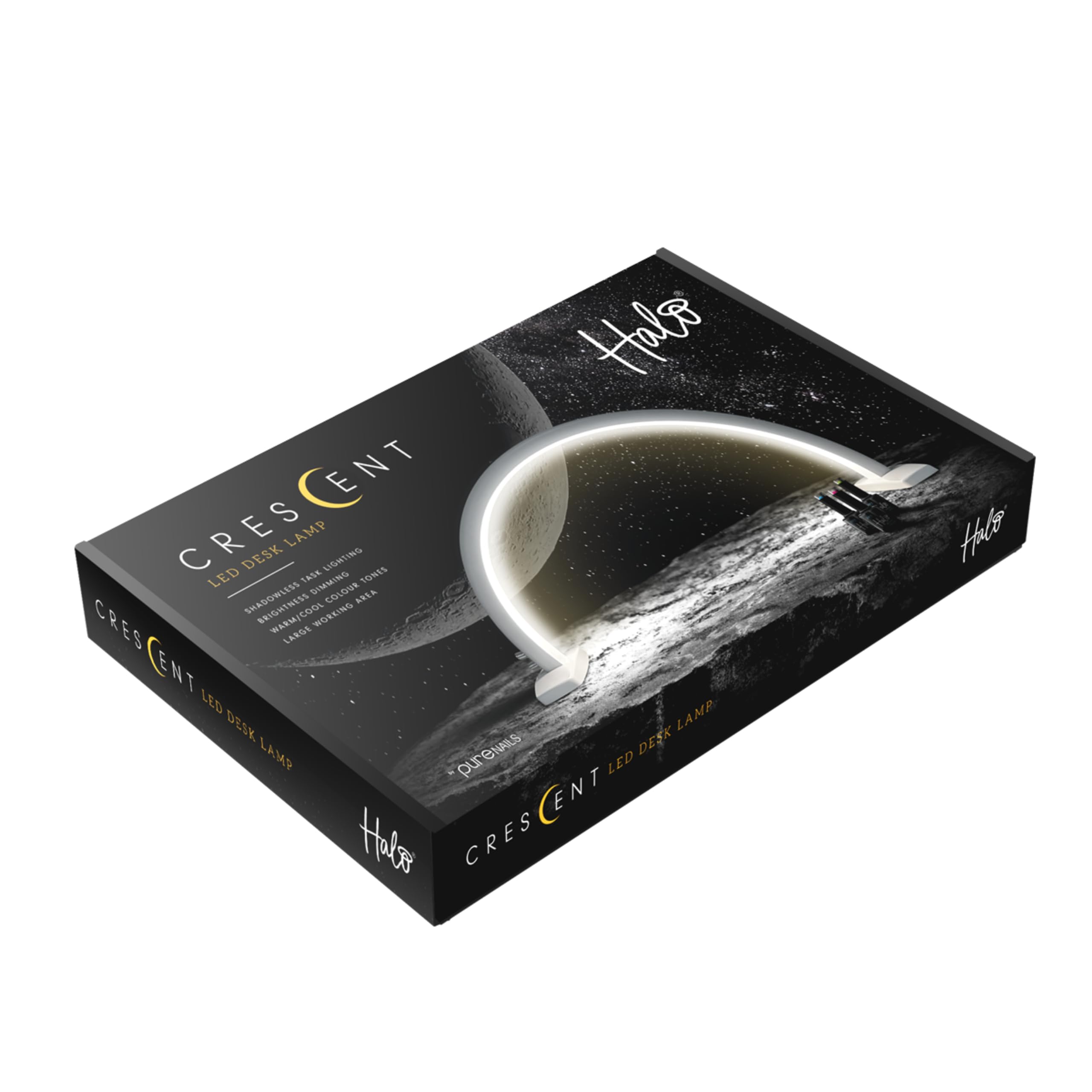 Halo Crescent LED Desk Lamp